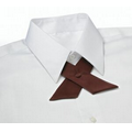 Maroon Polyester Satin Crossover Tie